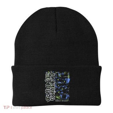 Johnnieguilbert Violent Dream Wolf Blue Green Beanie