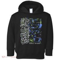 Johnnieguilbert Violent Dream Wolf Blue Green Toddler Hoodie thumb 0