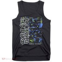 Johnnieguilbert Violent Dream Wolf Blue Green Tank Top thumb 0