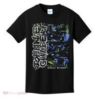Johnnieguilbert Violent Dream Wolf Blue Green Kids T-Shirt thumb 0