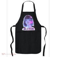 Japanese Vaporwave Edgy Sad Glitch Anime Aesthetic Apron thumb 0