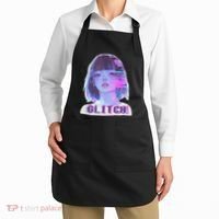 Japanese Vaporwave Edgy Sad Glitch Anime Aesthetic Apron thumb 2