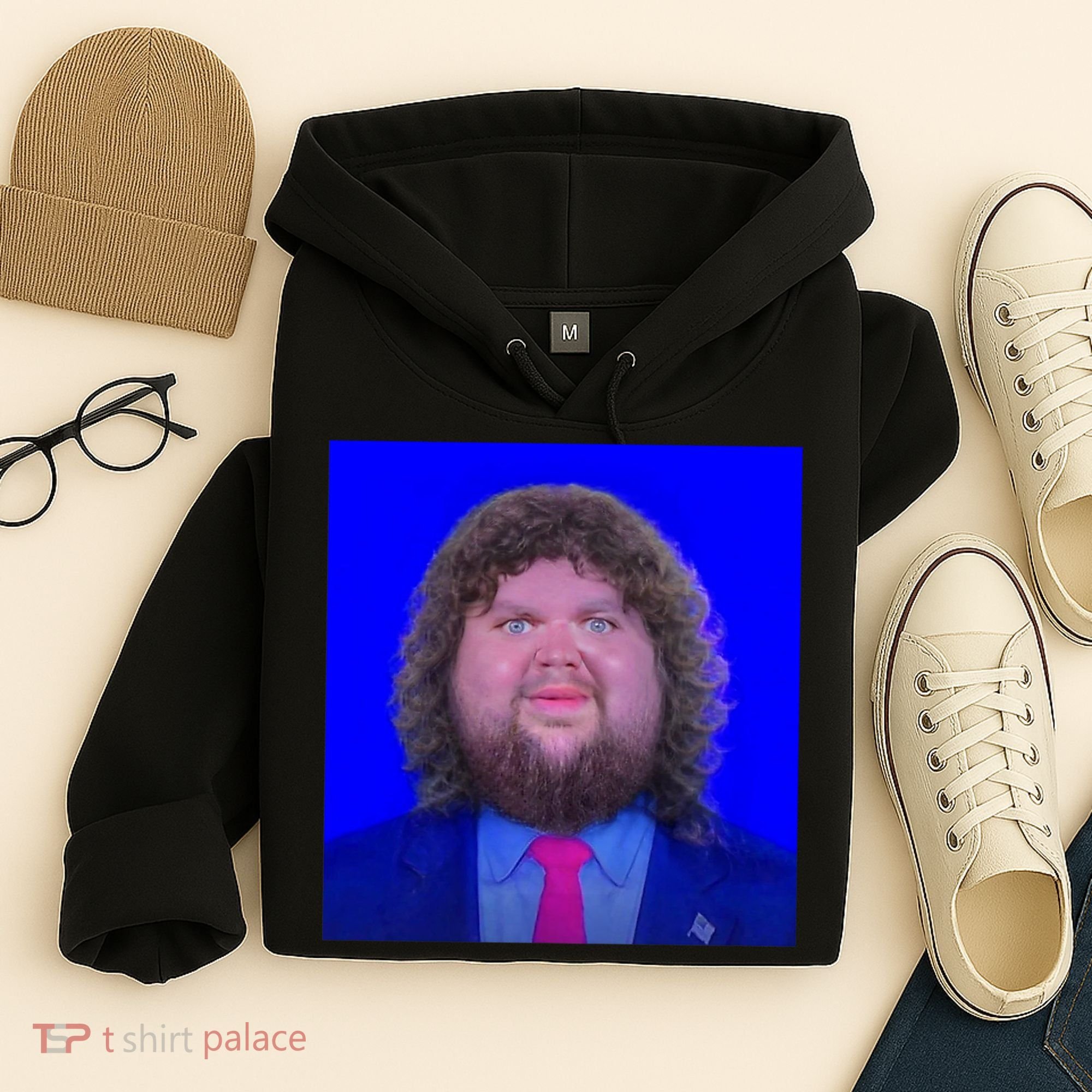 JD Vance Face Meme Hoodie