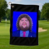 JD Vance Face Meme Golf Towel thumb 1