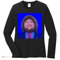 JD Vance Face Meme Women's Long Sleeve Shirt thumb 0