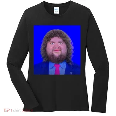 JD Vance Face Meme Women's Long Sleeve Shirt