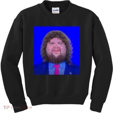 JD Vance Face Meme Kids Sweatshirt