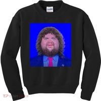 JD Vance Face Meme Kids Sweatshirt thumb 0