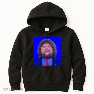 JD Vance Face Meme Kids Hoodie