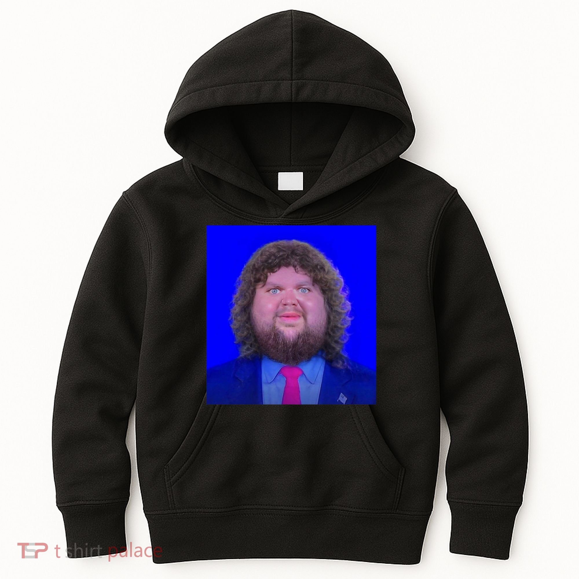 JD Vance Face Meme Kids Hoodie