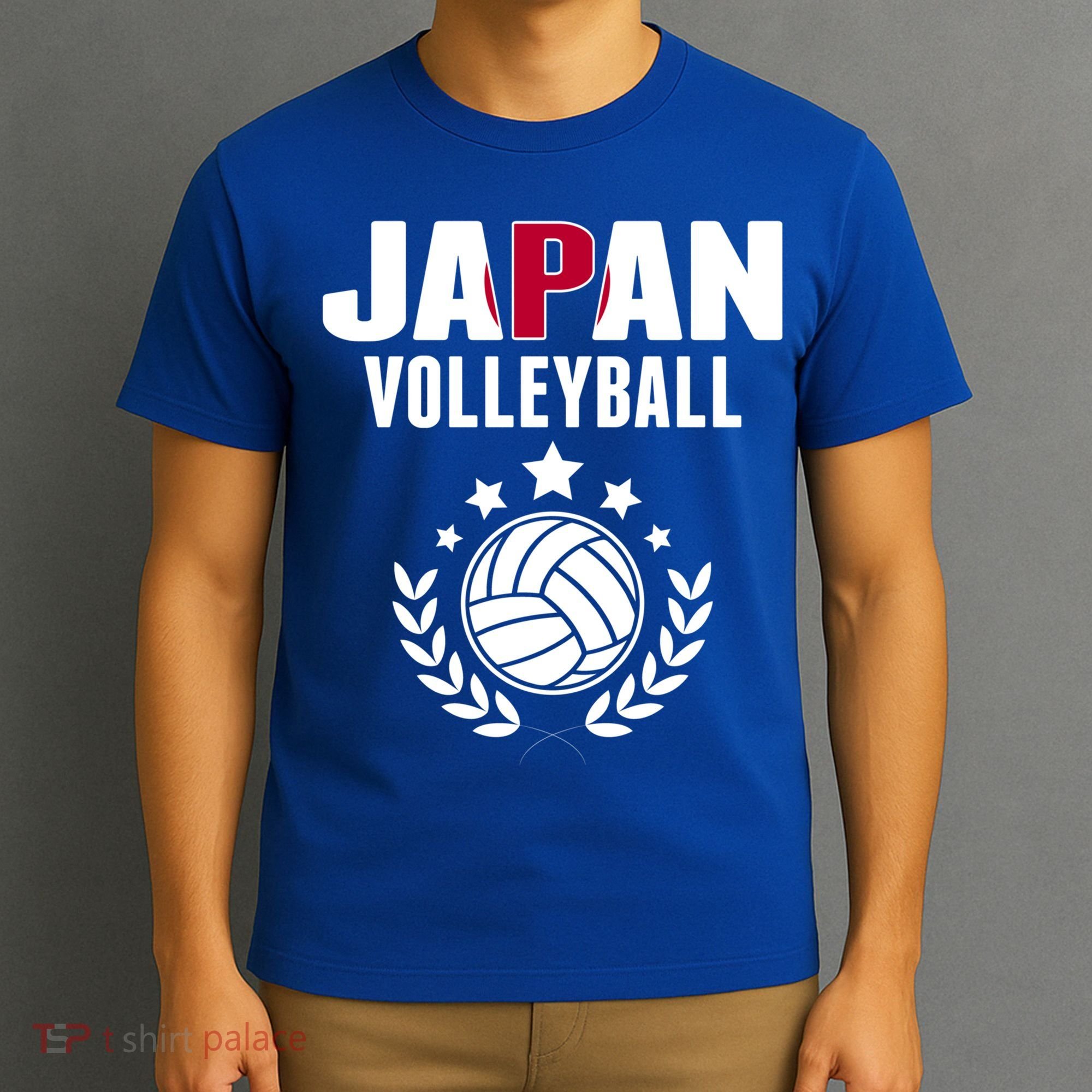 Japan Volleyball Fans Jersey Cute Gift Japanese Flag Sport Lovers Gift T-Shirt