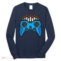 Jewish Video Game Gamer Hanukkah Chanukah     Long Sleeve Shirt thumb 0
