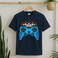 Jewish Video Game Gamer Hanukkah Chanukah     T-Shirt thumb 2