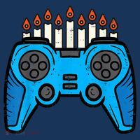 Jewish Video Game Gamer Hanukkah Chanukah     T-Shirt thumb 7