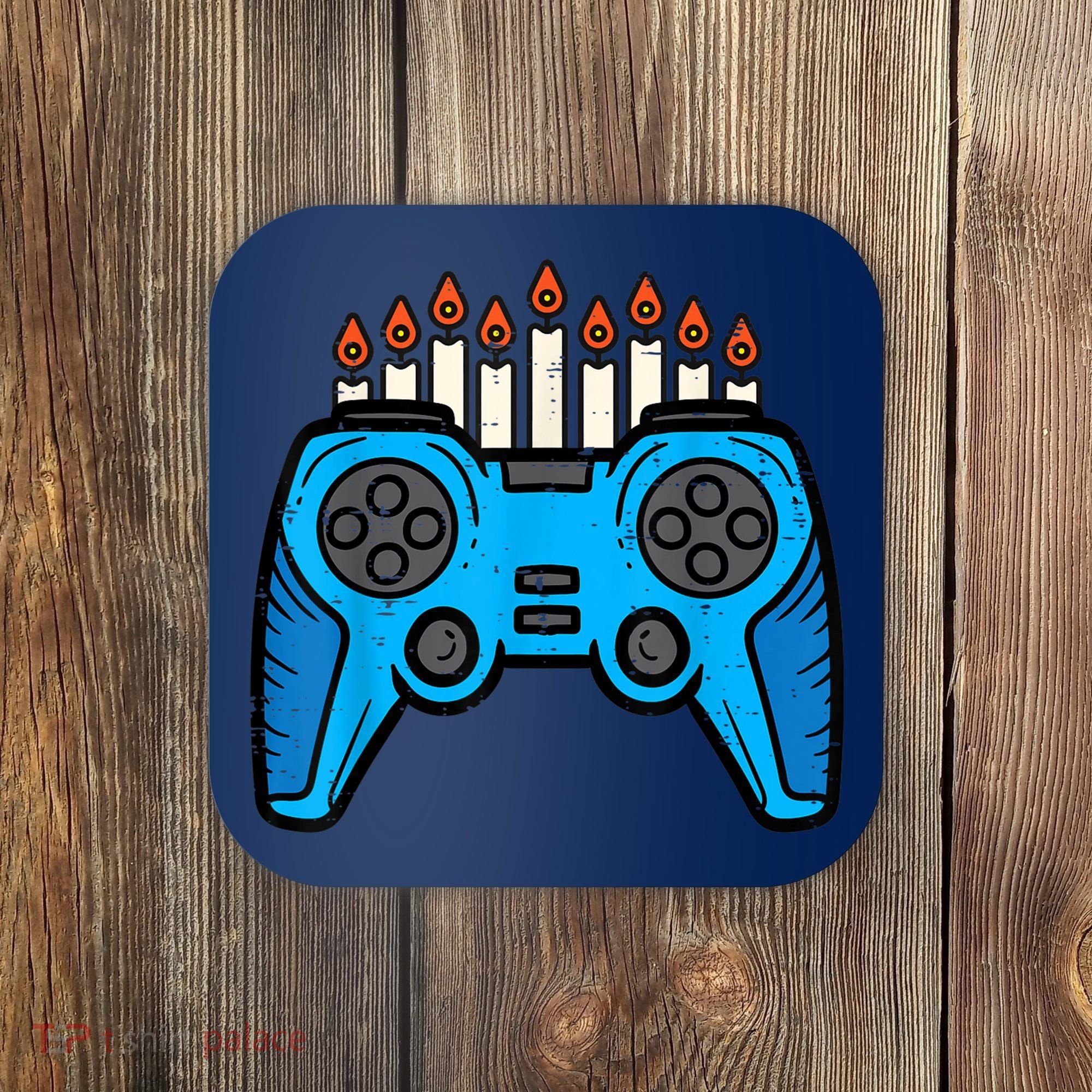 Jewish Video Game Gamer Hanukkah Chanukah     Coaster