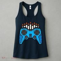 Jewish Video Game Gamer Hanukkah Chanukah     Women's Tank Top thumb 3