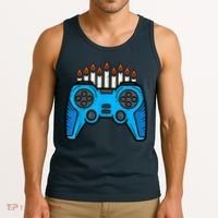Jewish Video Game Gamer Hanukkah Chanukah     Tank Top thumb 3
