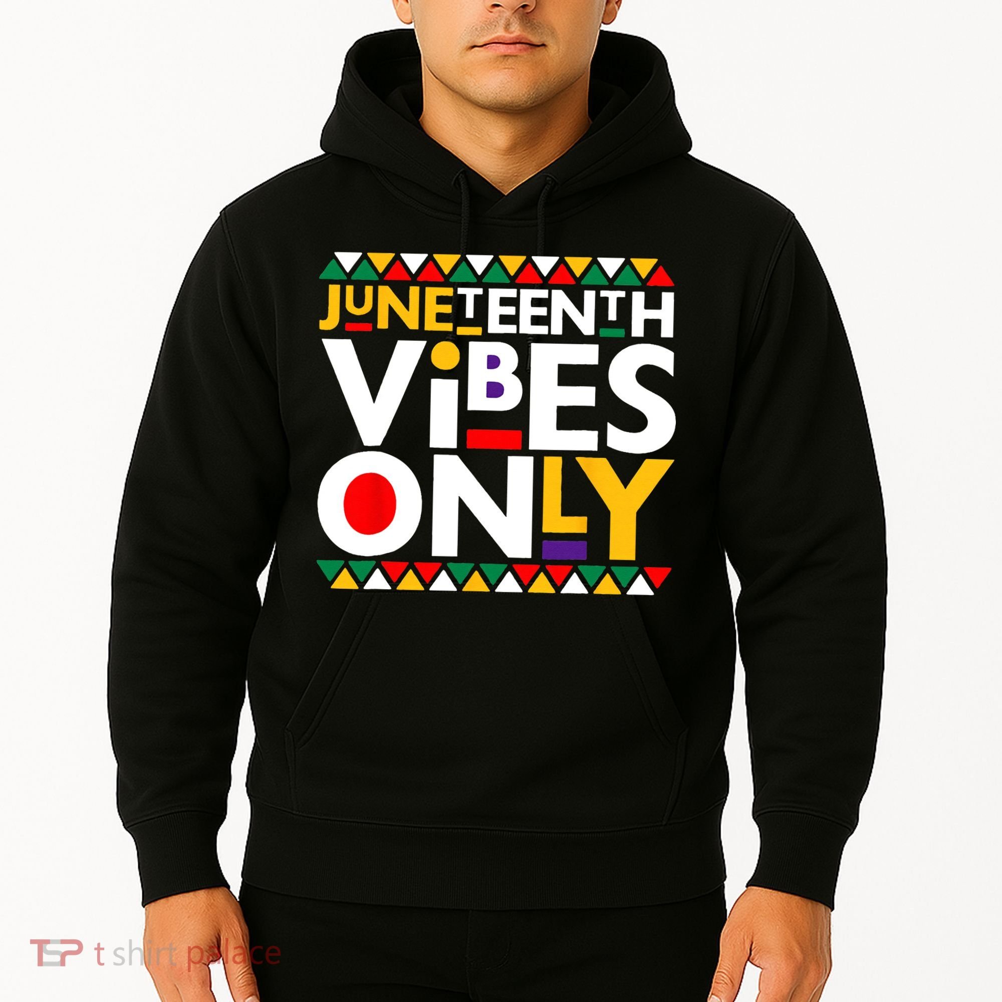 Juneteenth Vibes Only 1865 African American Hoodie