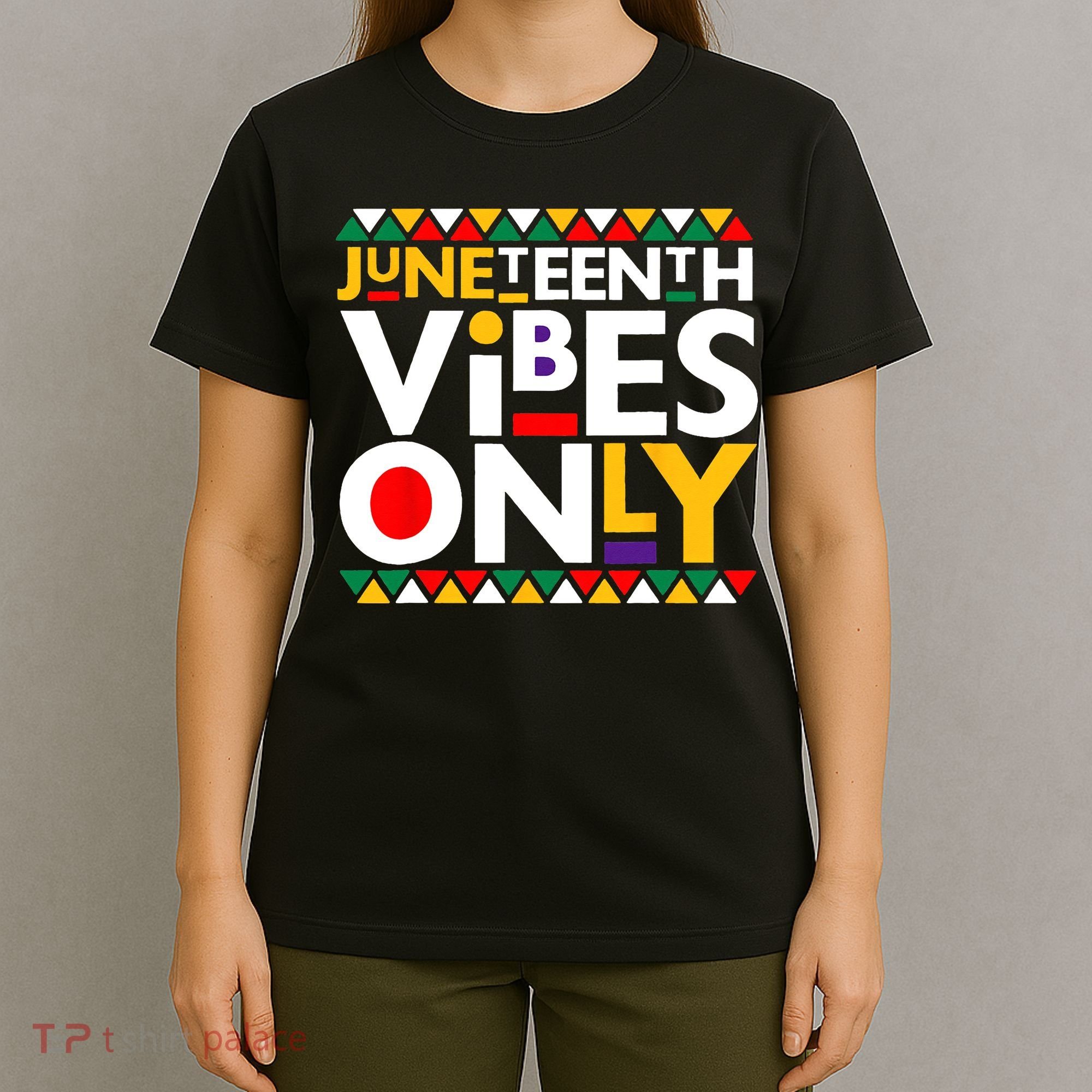 Juneteenth Vibes Only 1865 African American T-Shirt