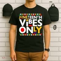 Juneteenth Vibes Only 1865 African American T-Shirt thumb 6