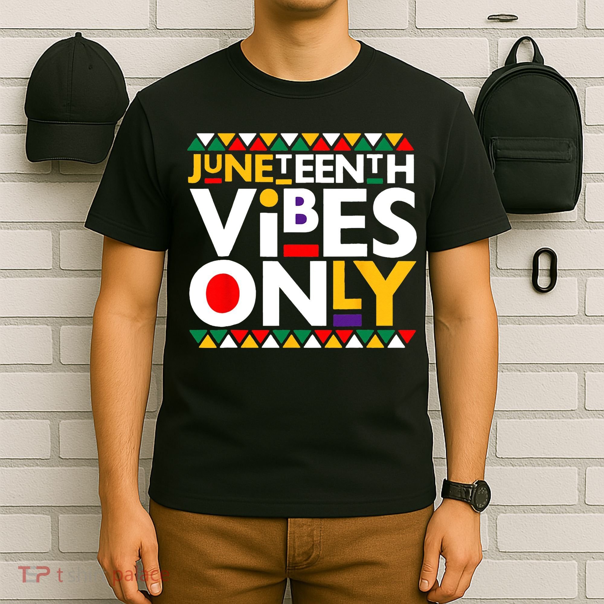 Juneteenth Vibes Only 1865 African American T-Shirt