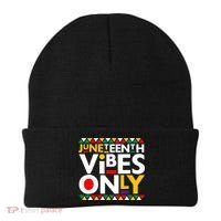Juneteenth Vibes Only 1865 African American Beanie thumb 0