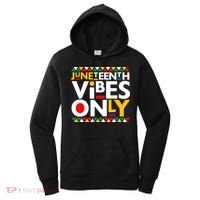 Juneteenth Vibes Only 1865 African American Women's Hoodie thumb 0
