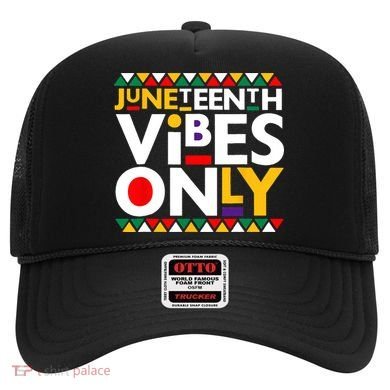 Juneteenth Vibes Only 1865 African American Hat