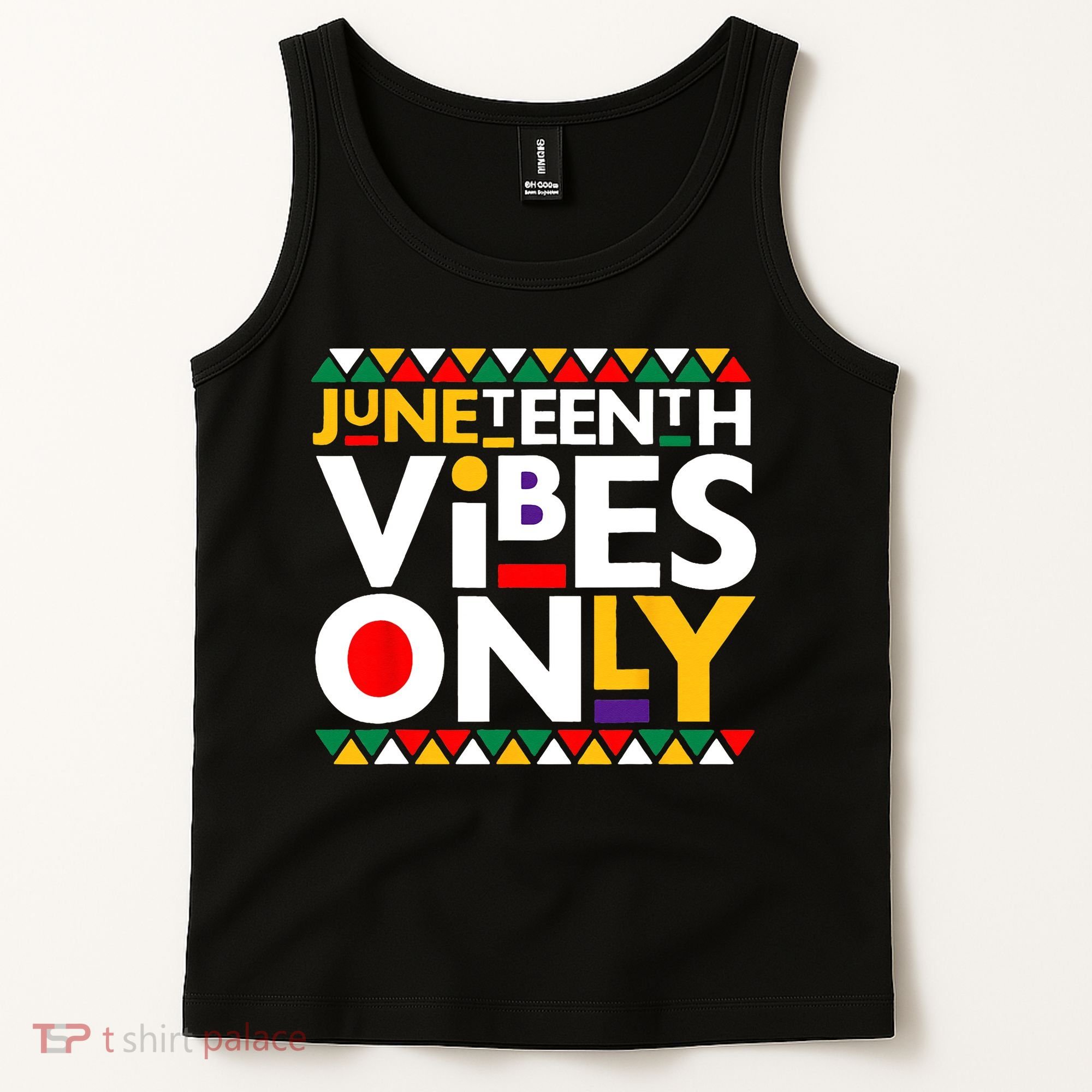 Juneteenth Vibes Only 1865 African American Tank Top
