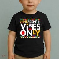 Juneteenth Vibes Only 1865 African American Toddler T-Shirt thumb 2