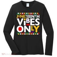 Juneteenth Vibes Only 1865 African American Women's Long Sleeve Shirt thumb 0