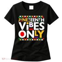Juneteenth Vibes Only 1865 African American Women's T-Shirt thumb 0