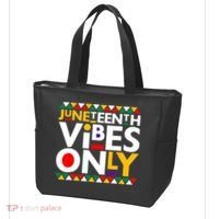 Juneteenth Vibes Only 1865 African American Tote Bag thumb 3