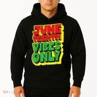 Juneteenth Vibes Only 1865 Black Freedom African American Family Hoodie thumb 2