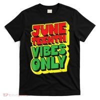 Juneteenth Vibes Only 1865 Black Freedom African American Family T-Shirt thumb 0