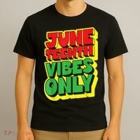 Juneteenth Vibes Only 1865 Black Freedom African American Family T-Shirt thumb 3