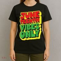 Juneteenth Vibes Only 1865 Black Freedom African American Family T-Shirt thumb 4