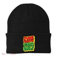Juneteenth Vibes Only 1865 Black Freedom African American Family Beanie thumb 0