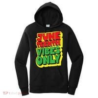 Juneteenth Vibes Only 1865 Black Freedom African American Family Women's Hoodie thumb 0