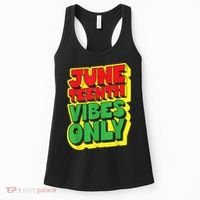 Juneteenth Vibes Only 1865 Black Freedom African American Family Women's Tank Top thumb 0