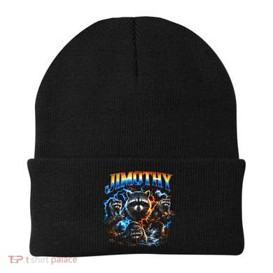 Jimothy Viral Raccoon Meme Funny Raccoon Retro Beanie