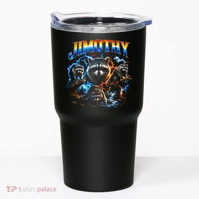 Jimothy Viral Raccoon Meme Funny Raccoon Retro Tumbler