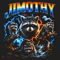 Jimothy Viral Raccoon Meme Funny Raccoon Retro Tumbler thumb 3
