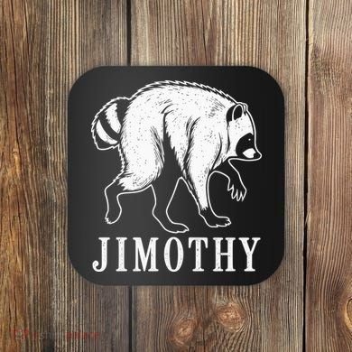 Jimothy Viral Raccoon Meme Coaster