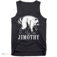 Jimothy Viral Raccoon Meme Tank Top thumb 0