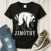 Jimothy Viral Raccoon Meme Women's T-Shirt thumb 3