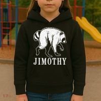 Jimothy Viral Raccoon Meme Kids Hoodie thumb 3