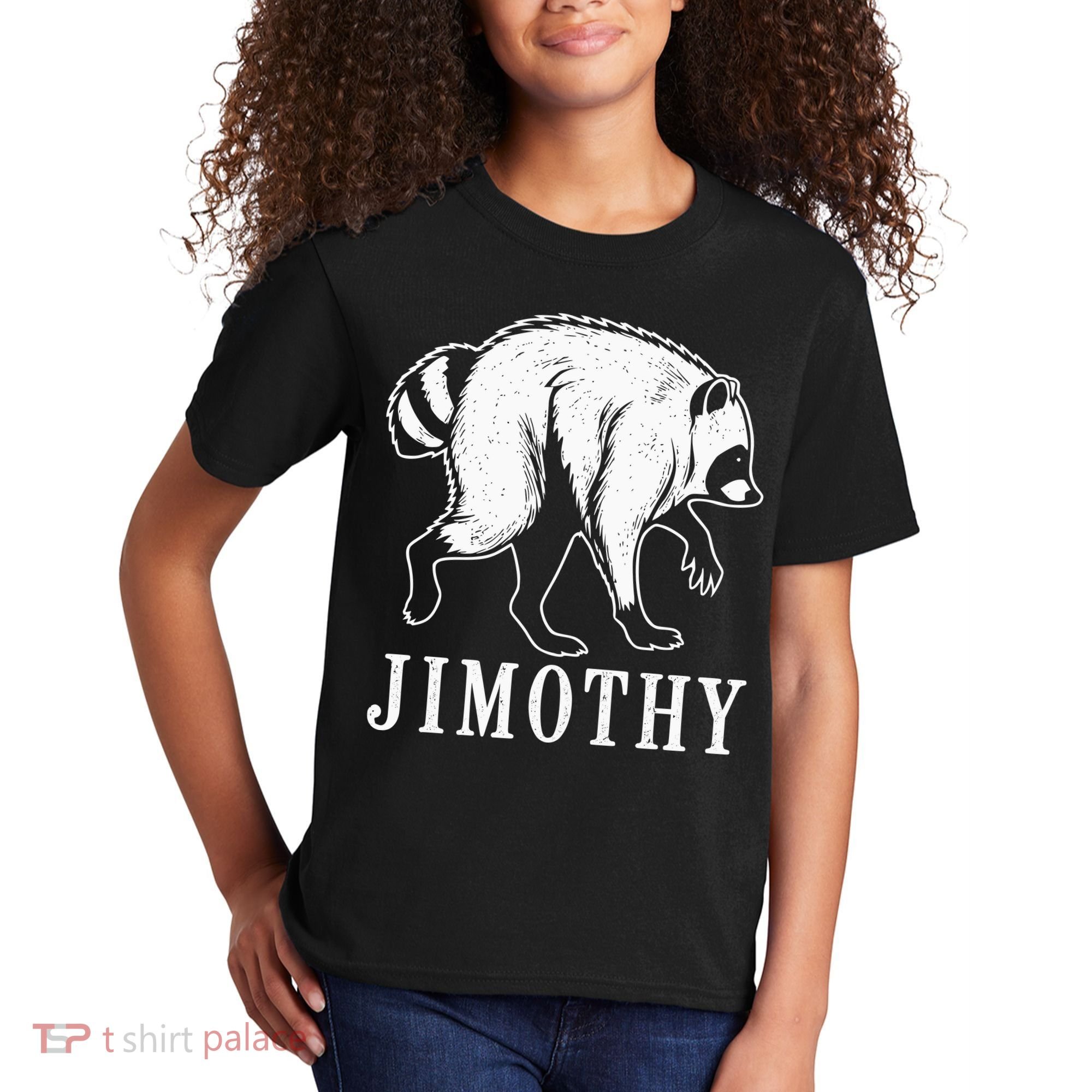 Jimothy Viral Raccoon Meme Kids T-Shirt