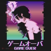 Japanese Vaporwave Sad Anime Game Over Indie Aesthetic Gift Pajama Set thumb 2