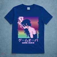 Japanese Vaporwave Sad Anime Game Over Indie Aesthetic Gift T-Shirt thumb 5